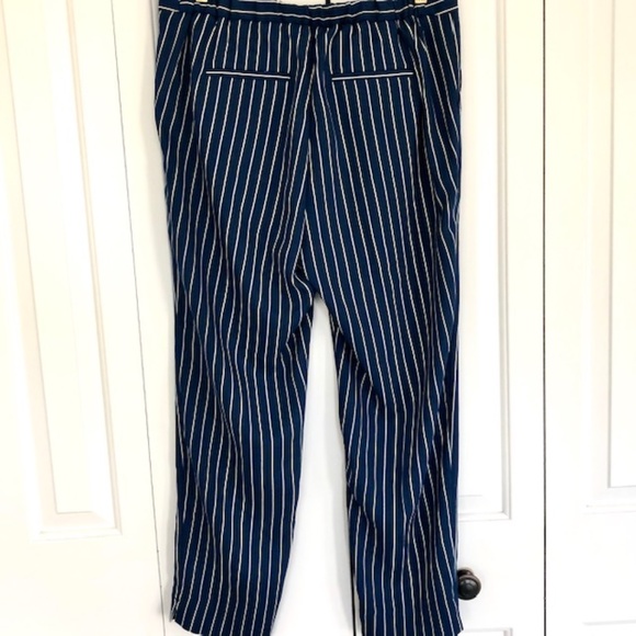 Banana Republic Blue & White Stripe Hayden Pant - Picture 4 of 6